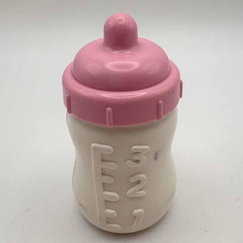 VTech Care For Me Learning Carrier Replacement Pink White Toy Baby Bottle Rattle